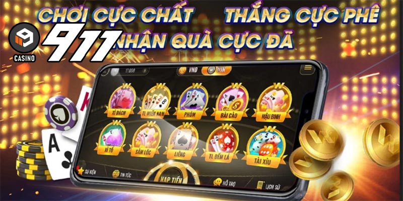 Game Bài Đổi Thưởng 911win - Uy Tín, Trải Nghiệm Đẳng Cấp?